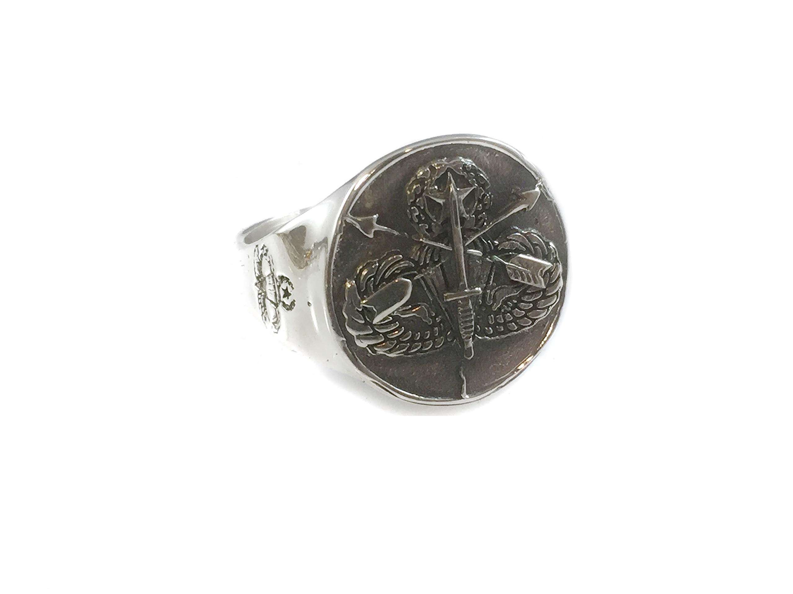 Old Special Forces Airborne Ring Sterling Silver 925