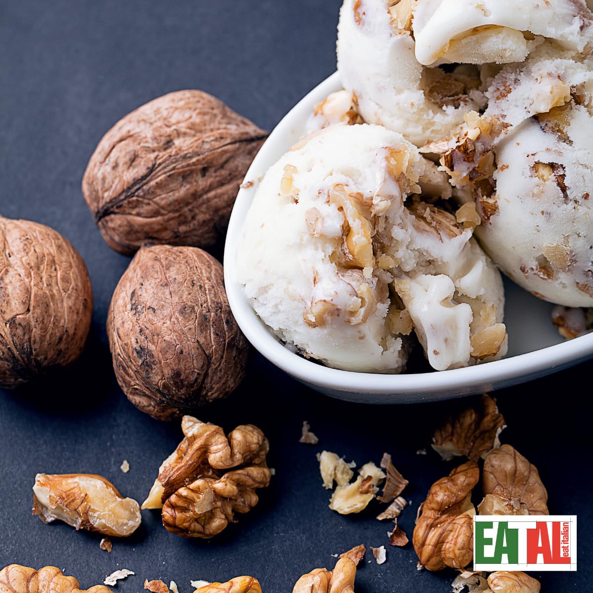 EATAL Eispaste 100% WALLNUSS - Eisaroma - Aromapaste | mit nur 4 Zutaten leckeres Eis zubereiten | 300 g