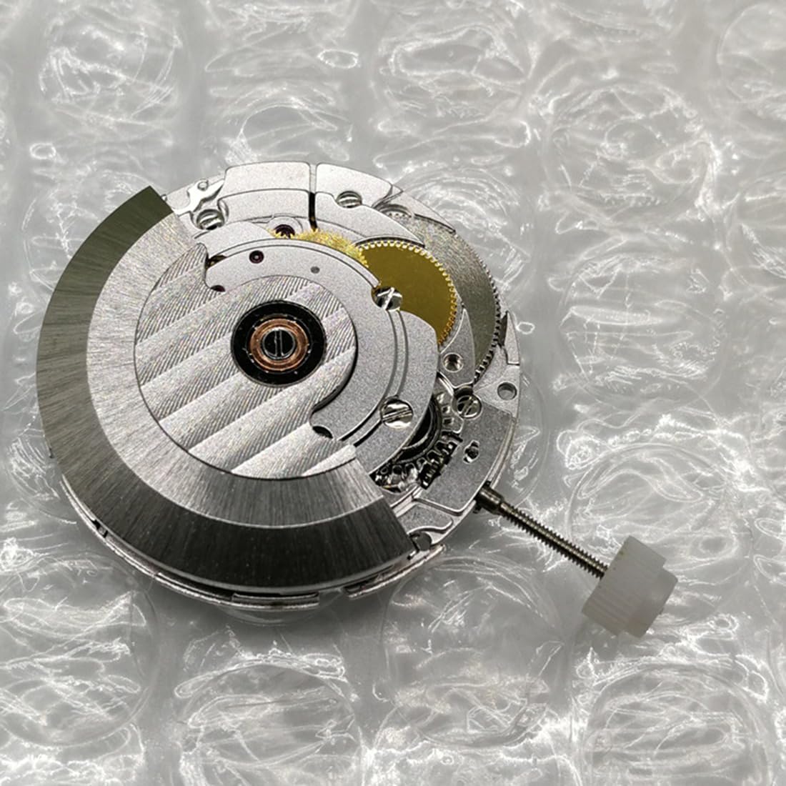 Mechaniczne części mechanizmu do zegarka automatycznego 2824-2, złoty/biały, pojedyncza data na 3 godzinie złoty