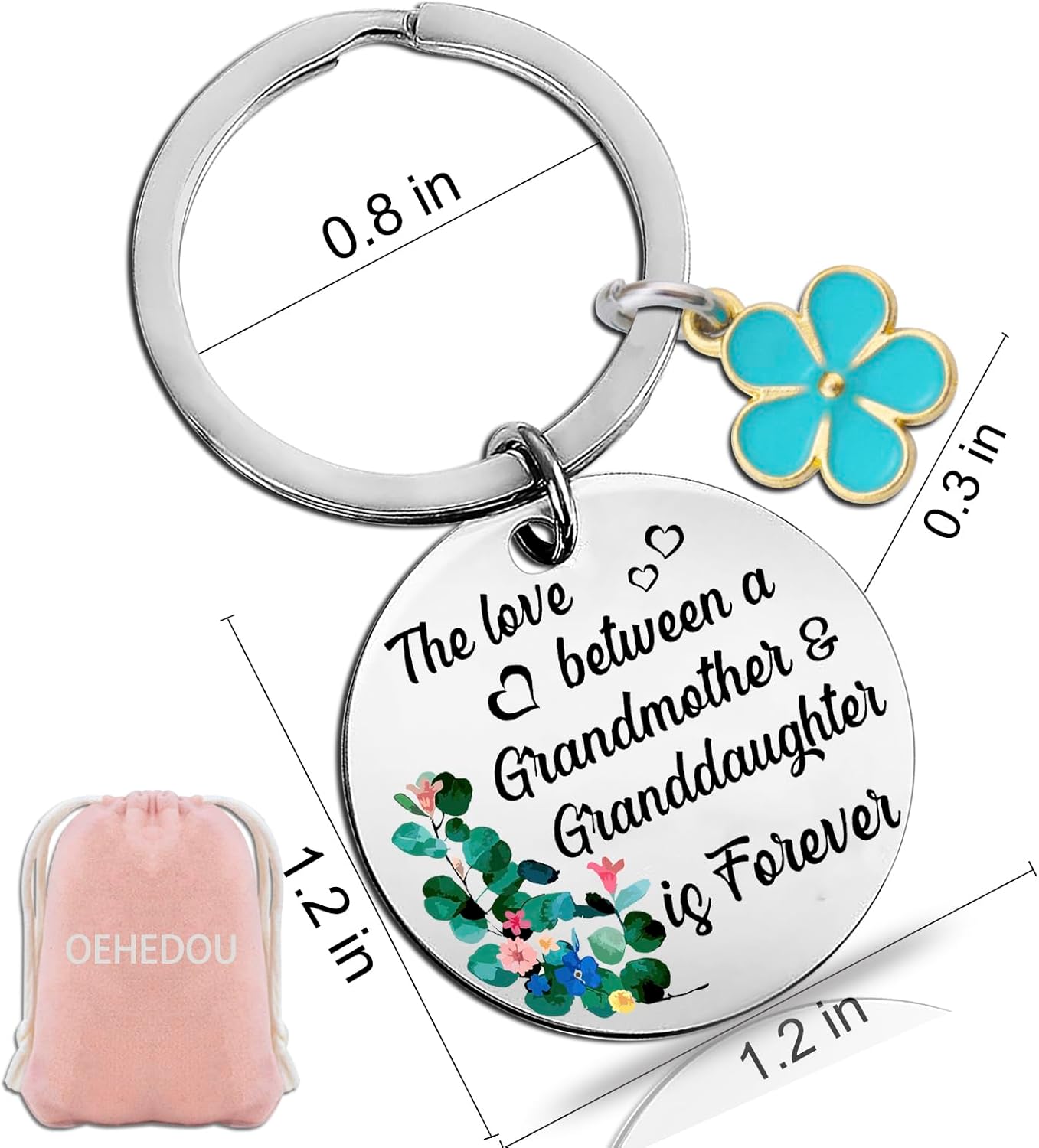 OEHEDOU Valentine Gift Unique Grandma Gifts Grandmother Gifts From Granddaughter Birthday Gifts For Grandmother From Granddaughter Best Grandmother Gift Valentines Day Gift For Gandmama - Image 7