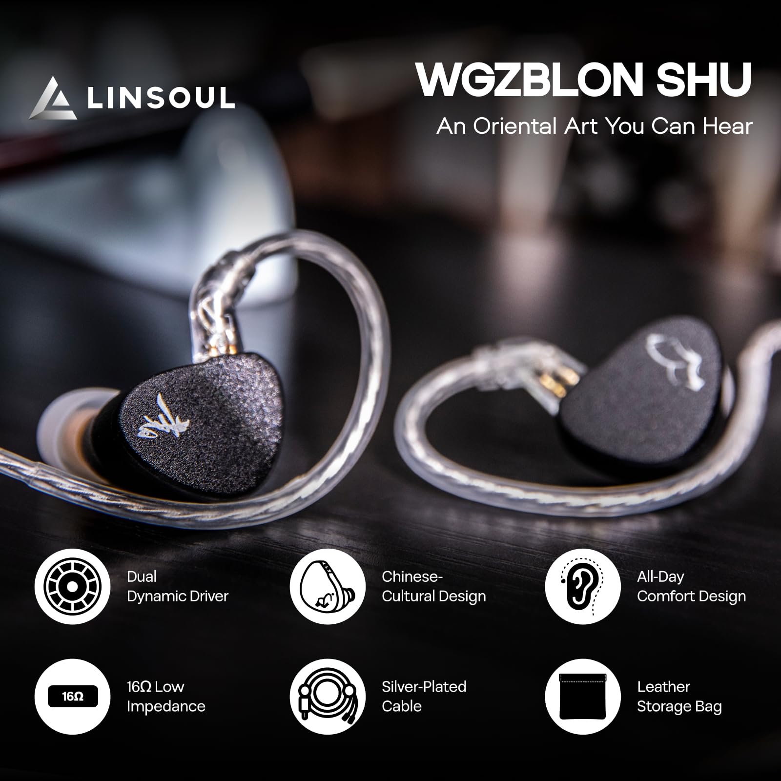 Amazon.co.jp: Linsoul WGZBLON SHU インイヤーモニター デュアル