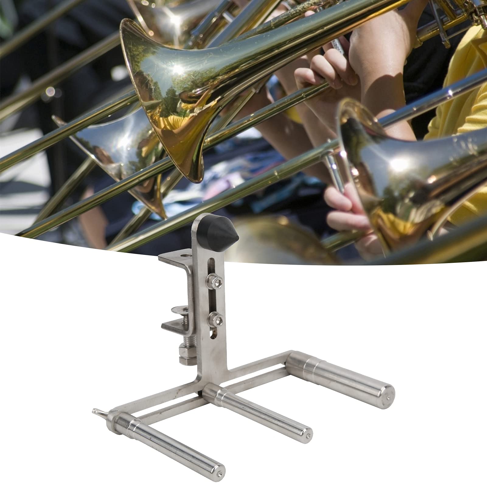 Soporte de Fijación para Instrumentos de Viento de Primera Calidad, Alta Resistencia Al Desgaste, Herramienta de Reparación de Soporte Multifunción para Trompeta, Trombón,
