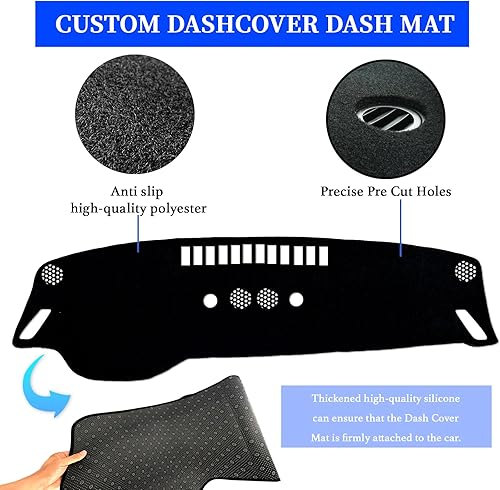 Miniatura 2 de Biifoxee Cubierta de tablero personalizada para Kia Sorento 2021 2022, cubierta de salpicadero, protector de alfombrilla de salpicadero, accesorios