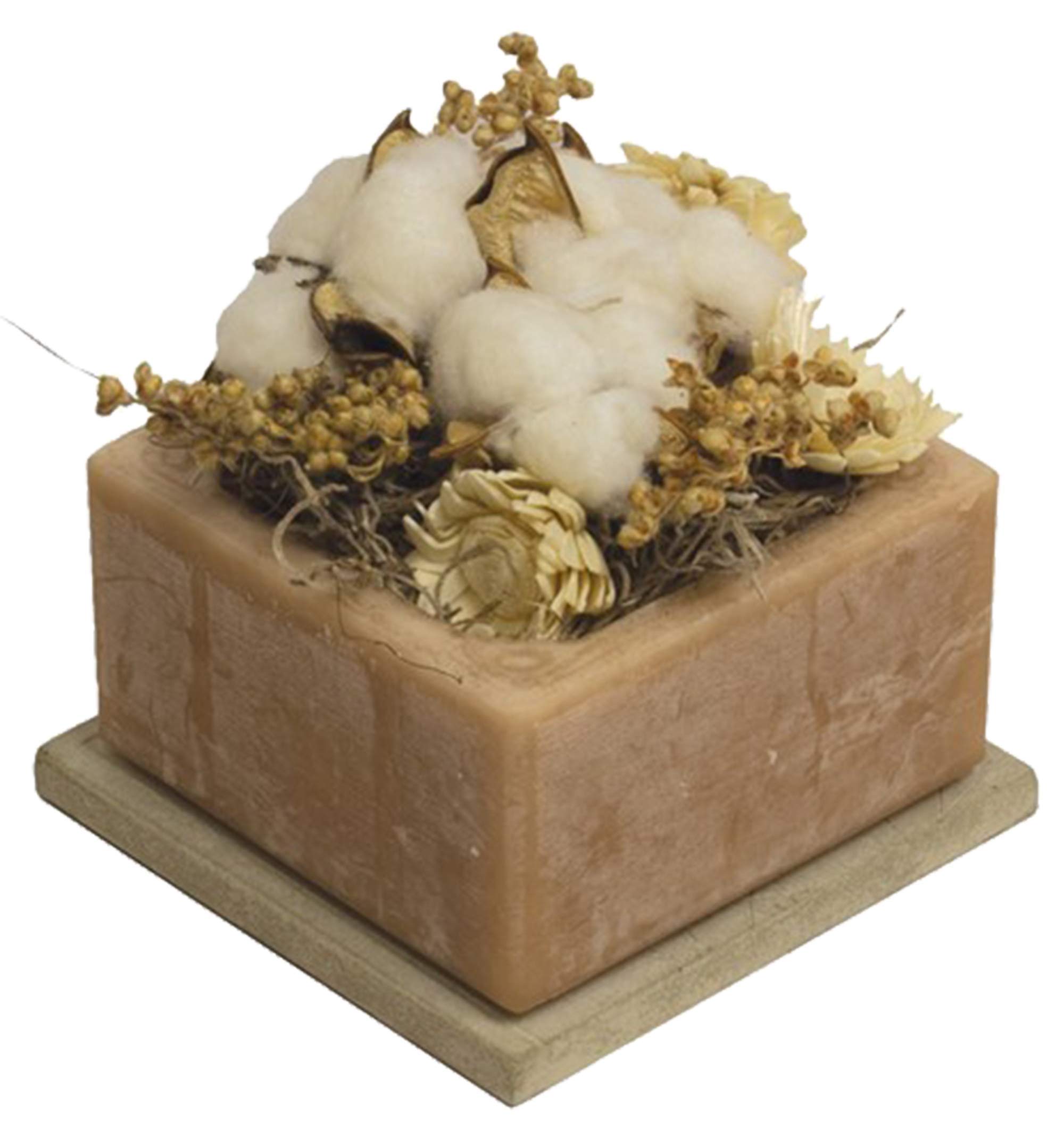 Habersham Candle Co. Cotton Gin Floral GEO Cube Candle