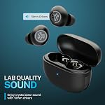 JLab Go Pop ANC True Wireless Earbuds & Charging Case, Black, Active Noise Cancelling, 10mm Drivers, Dual Connect, Customize Your Sound with App, Be Aware Mode, Google Fast Pair