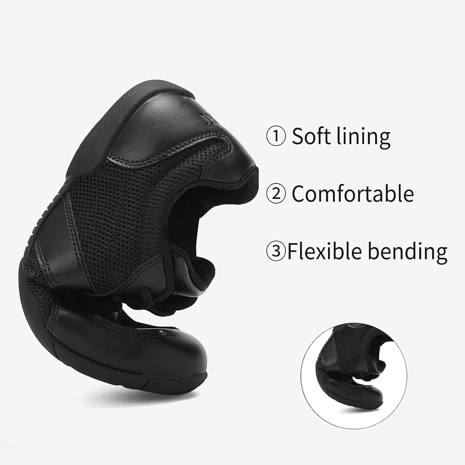 CERYTHRINA Women’s Cheer Shoes – Lightweight Breathable Cheerleading Sneakers for Training & Competition, Slip-Resistant Comfortable Athletic Dance Shoes - Image 5