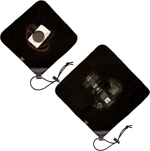 Tech Wrap - Paquete de 2 envolturas protectoras para cámara, protector de lente, accesorios de viaje, funda para réflex digitales