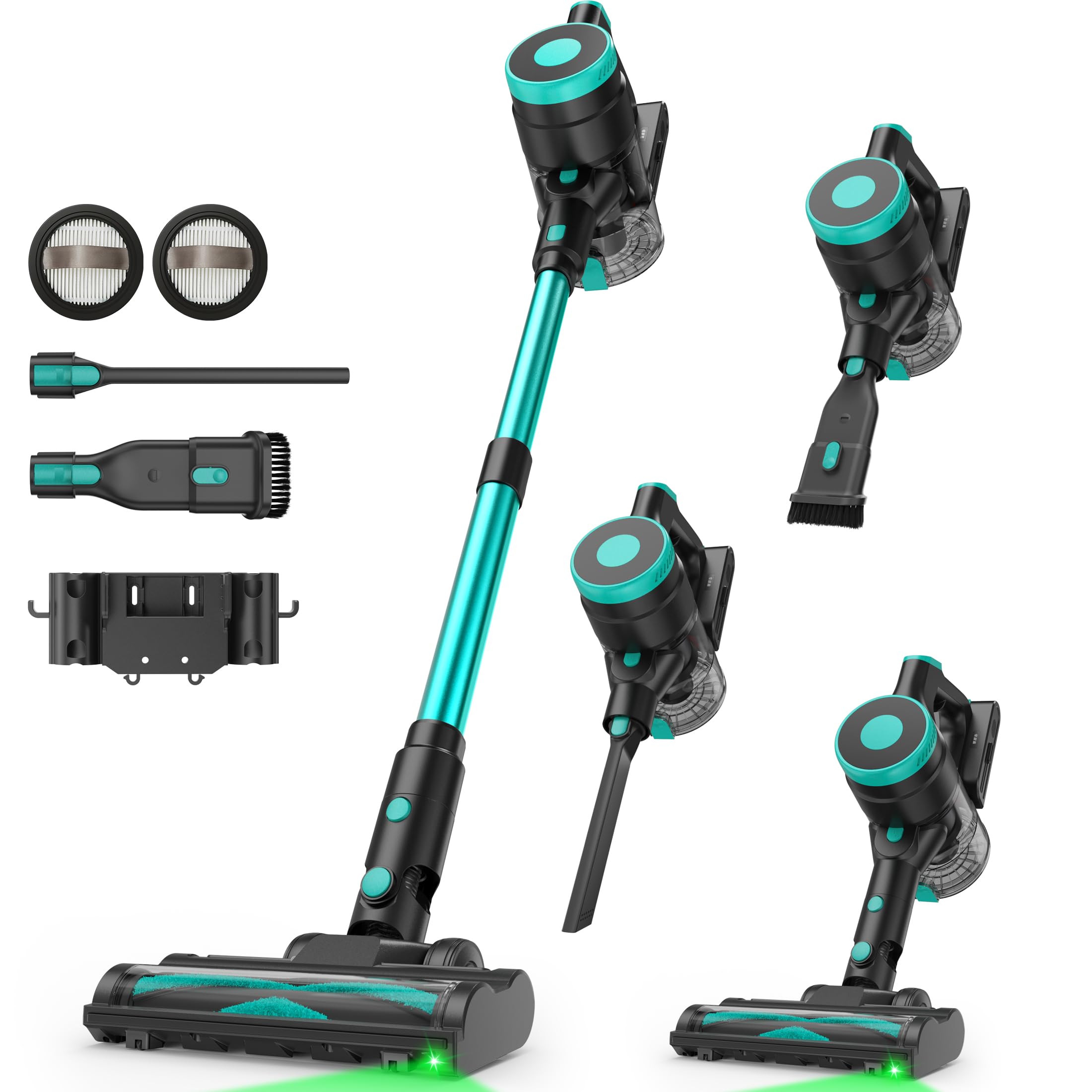 Zefiro Cordless Vacuum, 450W 40KPA Stick Vacuum Cleaner