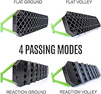 Vista 3 de QuickPlay Replay Station - Tabla de rebote de soccer 4 en 1 - Tabla de rebote portátil para patio trasero - Doble superficie, tabla de pases