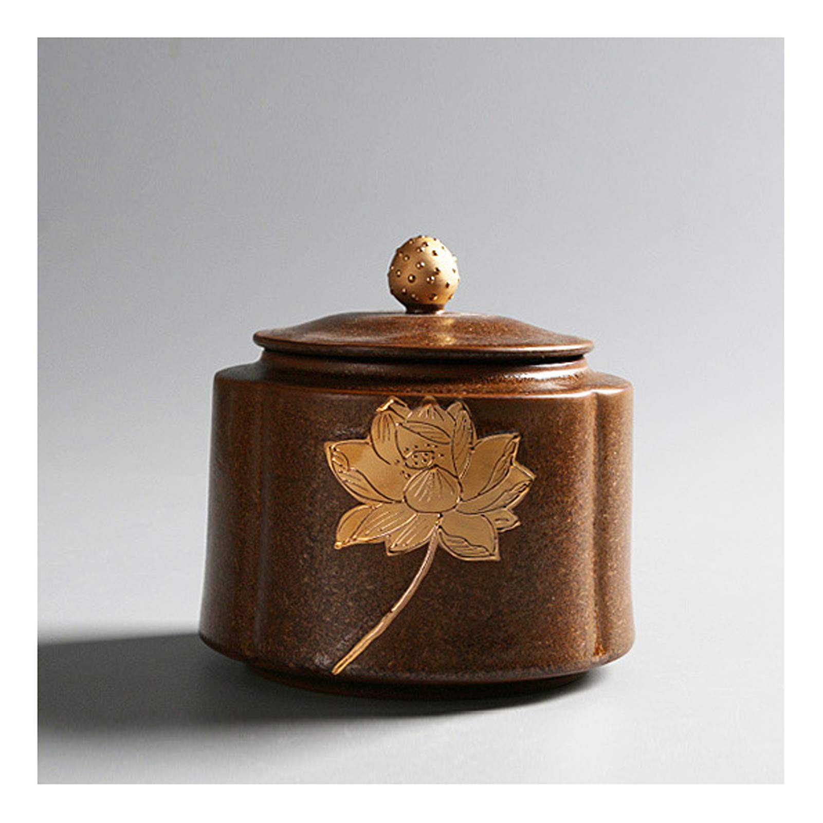 Cremation Urns, Ceramics Adult Human Memorial Ashes Funeral Urn Handcrafted,Urns for, Pet Ash, Coffin, Sealed Ceramic(C1)