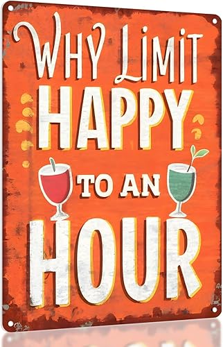Letrero de barra de metal vintage, decoración humorística de bar para el hogar, divertida decoración de pared de bar, regalos para bebedores de