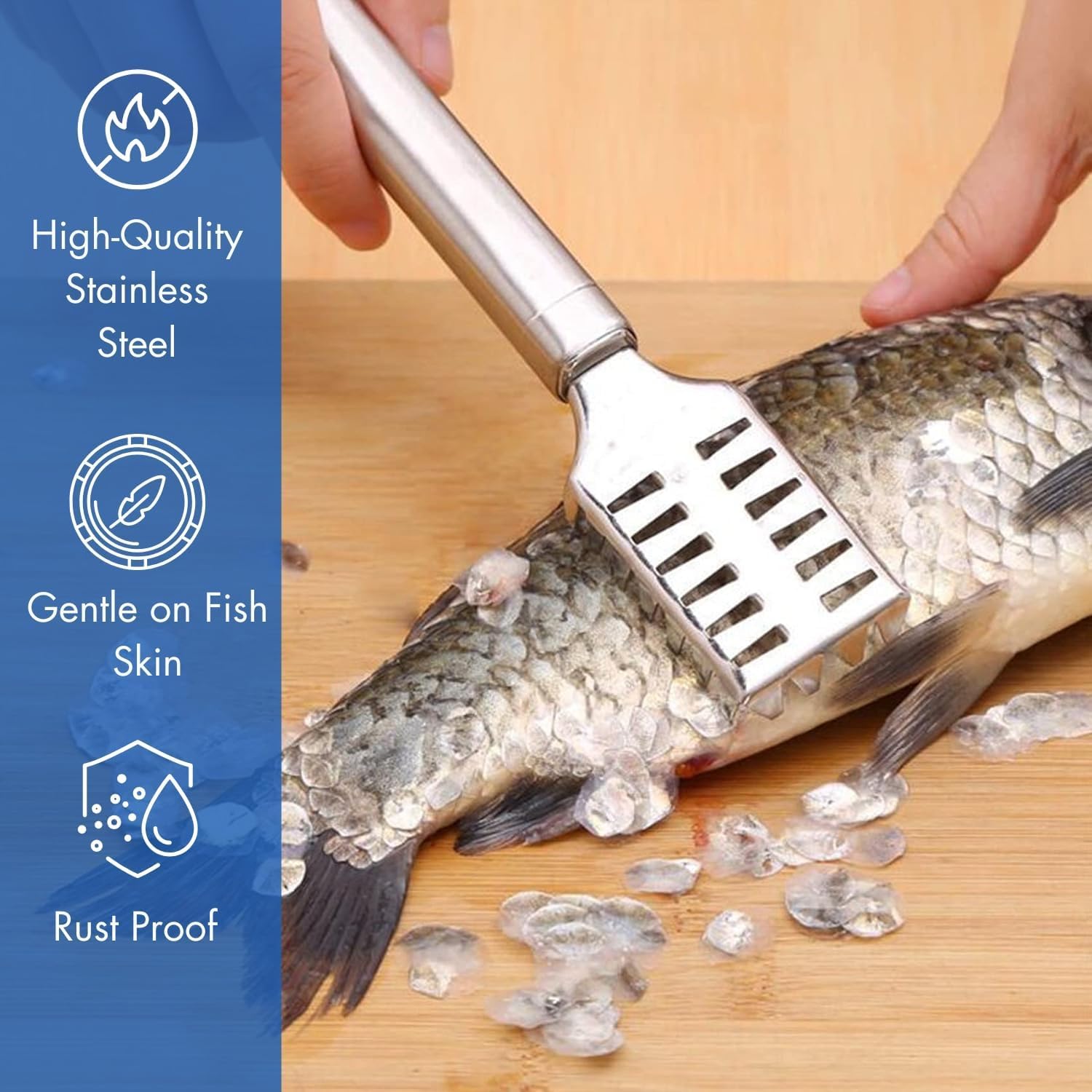 Fish Scale Remover Kit - Easy Fish Cleaning Tools -7