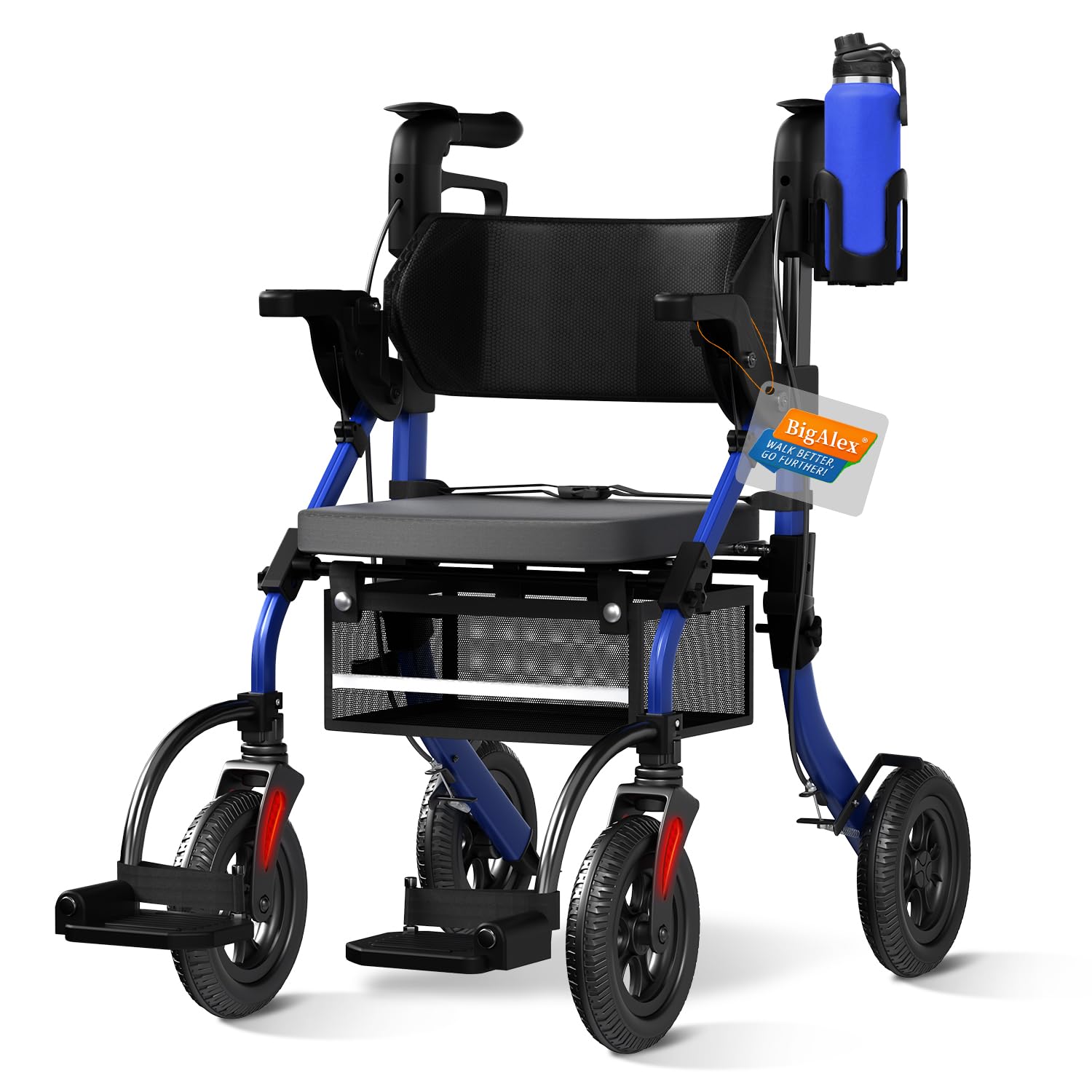Amazon | ビグアレクス（BigAlex） 歩行器 四輪歩行車 シルバーカー
