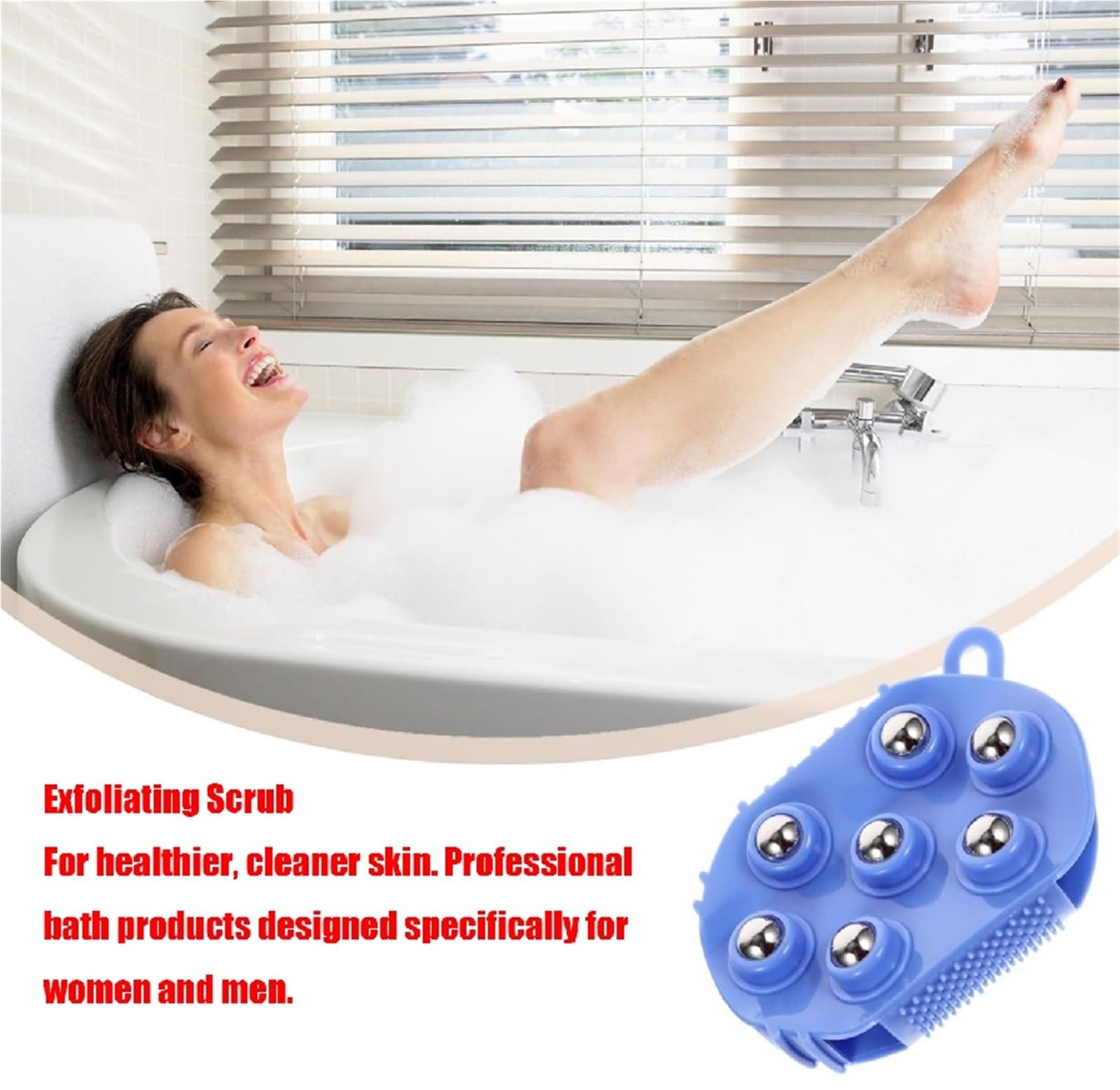 THUCHENYUC Lymphdrainage-Handschuhe for Frauen, Lymphdrainage-Handschuhe for Frauen Handmassageball Roller Körperpflege Körpermuskulatur Rollerball Massagebürste(Red,2pcs) Drogerie & Körperpflege