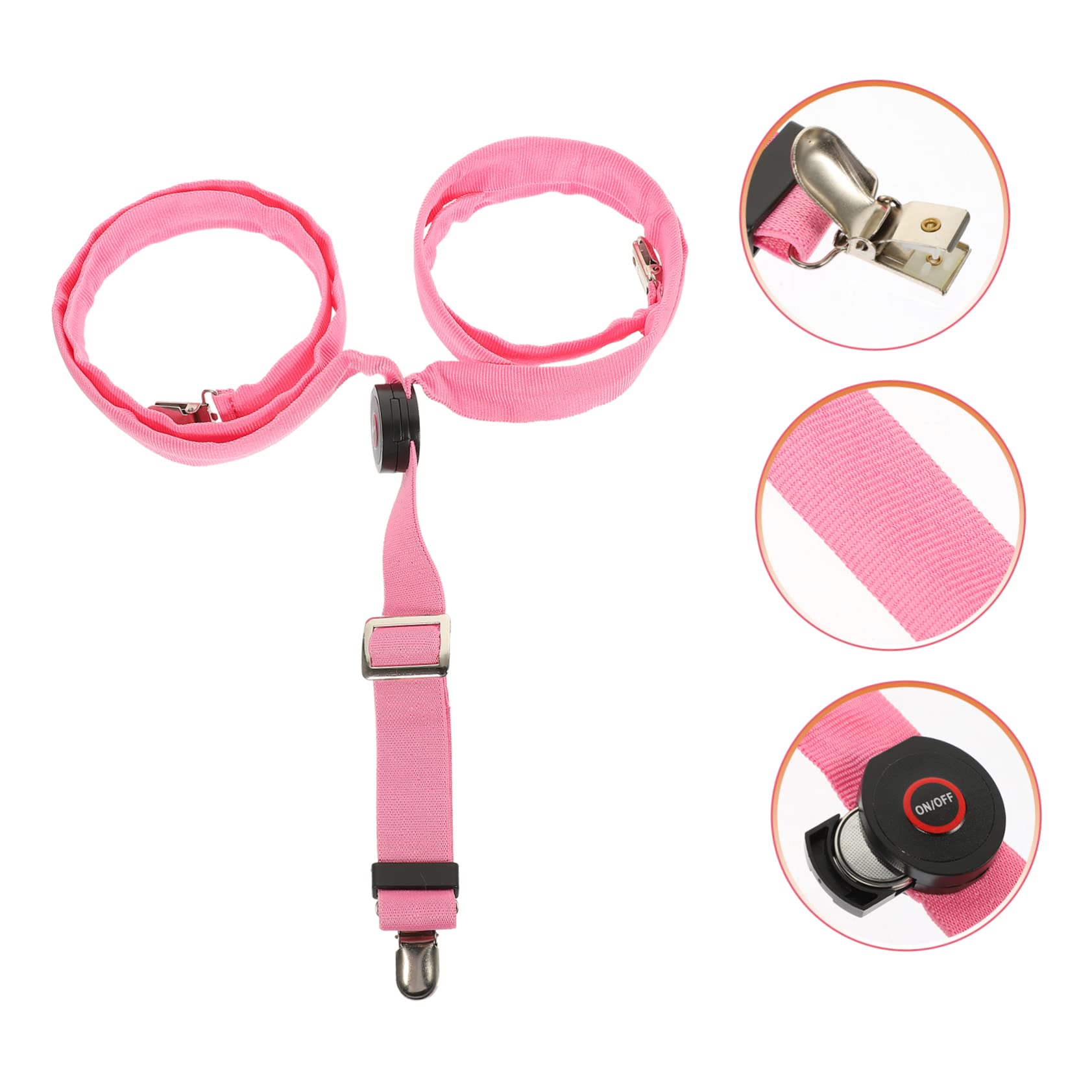 VALICLUD 3 Pièces Sangle lumineuse bretelles en forme de Y bretelle brillante élégante suspendre pantalons pour hommes porte-jarretelles pour la musique bretelle de pantalon de mode LED