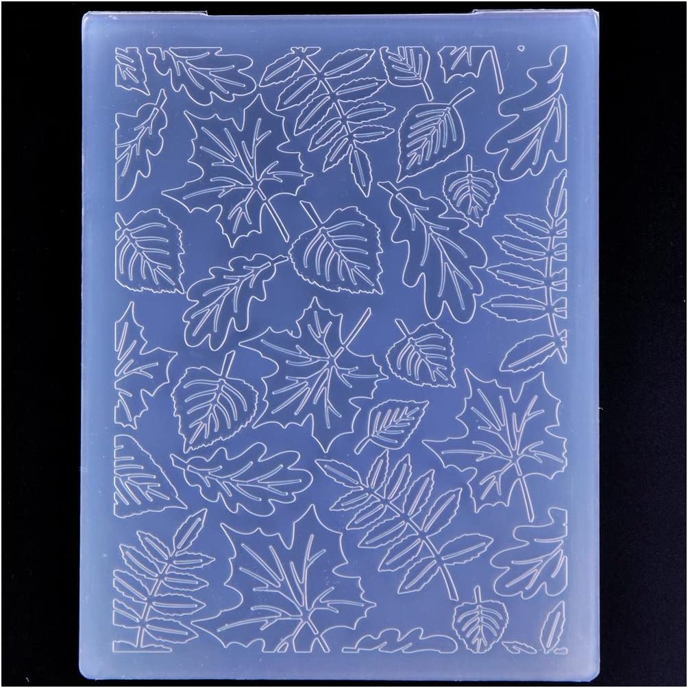Leaves Plastic Embossing Folders for Card Making Scrapbooking and Other Paper Crafts 22052511