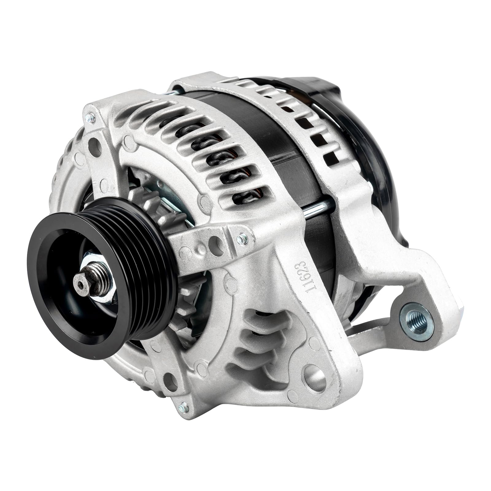 Photo 1 of PHILTOP Alternator Compatible with 2011-2014 Ford Mustang 3.7L V6 Replacement 11623N,11623 12V 150Amp CW 6-Groove Pulley