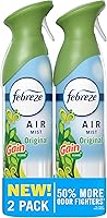 Febreze Air Mist Gain Original Scent Air Freshener Spray, Odor-Fighting Room Deodorizer for Home, Bathroom, Kitchen - 8.1oz Pack of 2