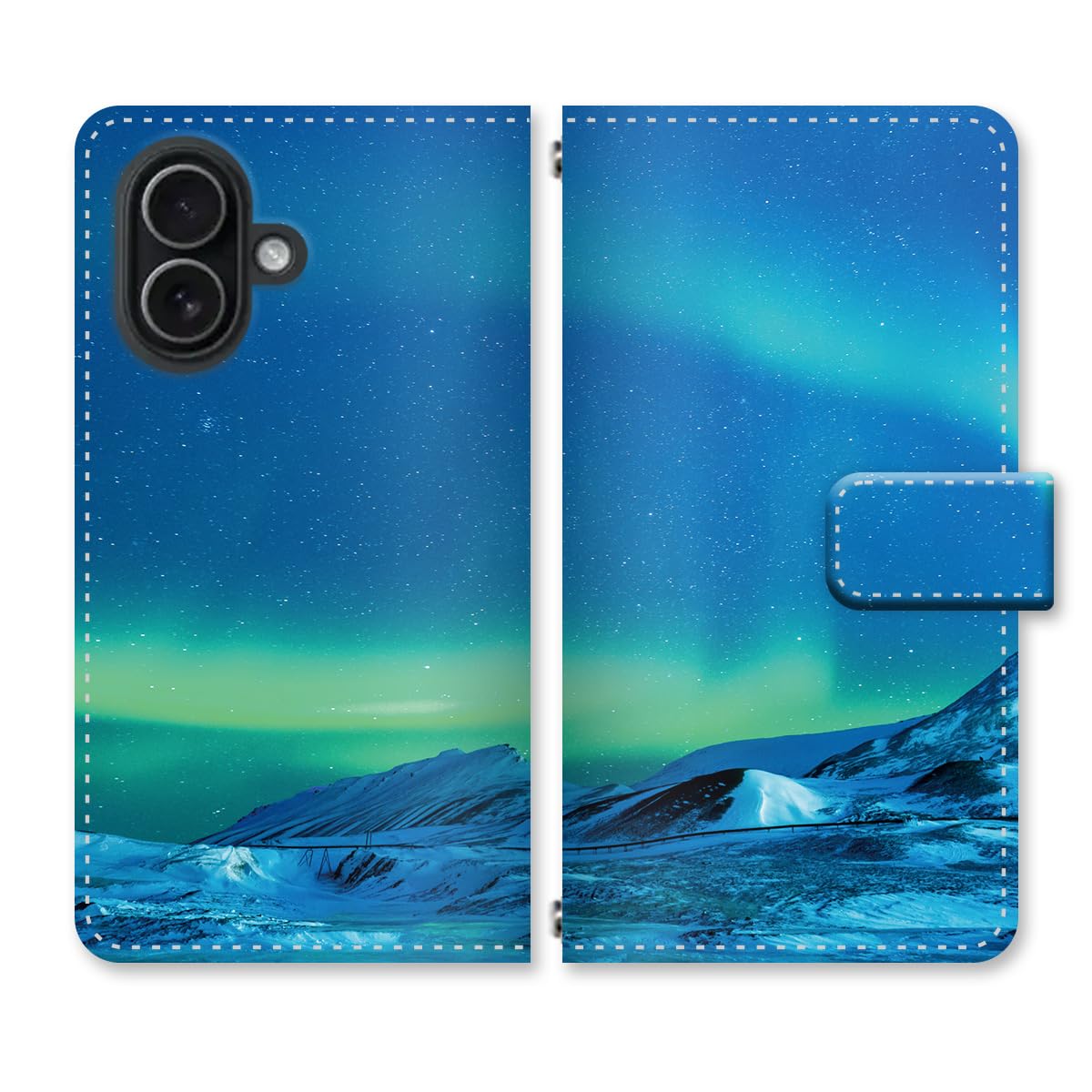 Amazon.co.jp: Tiara mode Google Pixel 9a用 ケース 手帳型 オーロラ