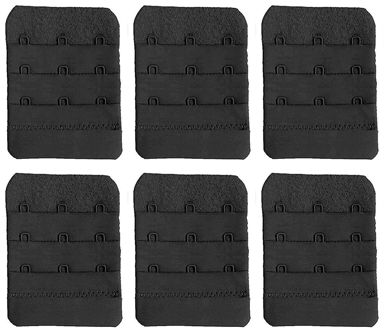 bhavya enterprises Bra Extender 3 Hook - Save Your Bra Increase Band Length_Bra Extender Hook_Bra Hooks for Women_Bra Hook Extender Combo (Black, 9)-picture-17