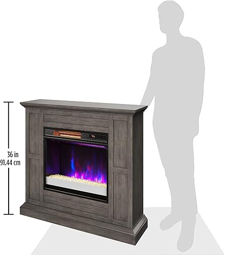 Miniatura 3 de Classic Flame 23II042FGL - Chimenea de cuarzo infrarrojo en 3D de 58 cm