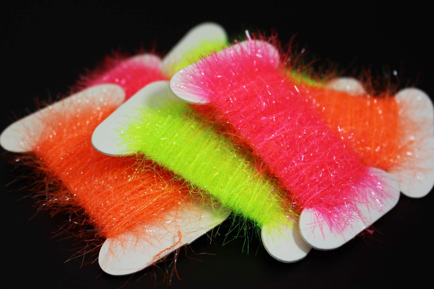 Tigofly 5 Carte Da Pesca A Mosca Orpelli In Ciniglia Con - Foto 5