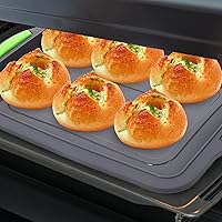 Vista 2 de BESTonZON Molde de silicona de 13 x 9 pulgadas resistente al calor, molde antiadherente para hornear multifunción, utensilios para hornear