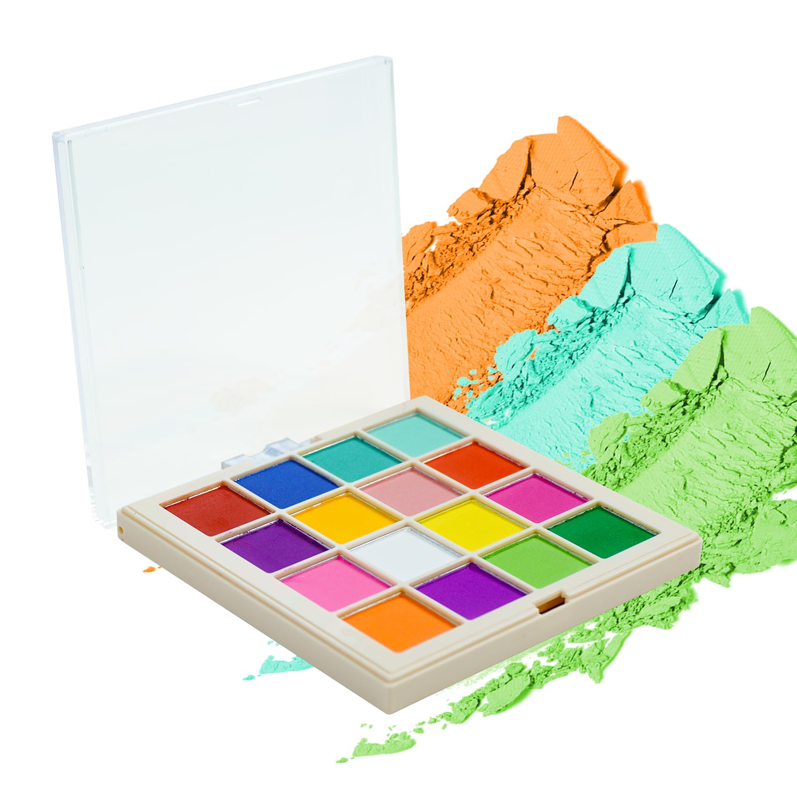 Palette di pigmenti per unghie, polvere per unghie cromata, glitter per nail art, effetto specchio metallico, pigmento olografico Aurora, polvere per unghie ombré per nail art, resina(03)