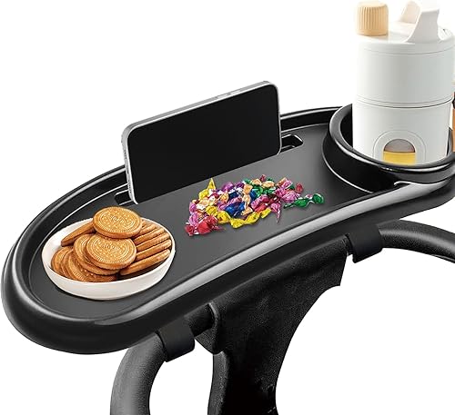 Accesorio universal 3 en 1 para cochecito de bebé, con soporte para teléfono y portavasos, accesorios de equipo de viaje para bebés desmontables
