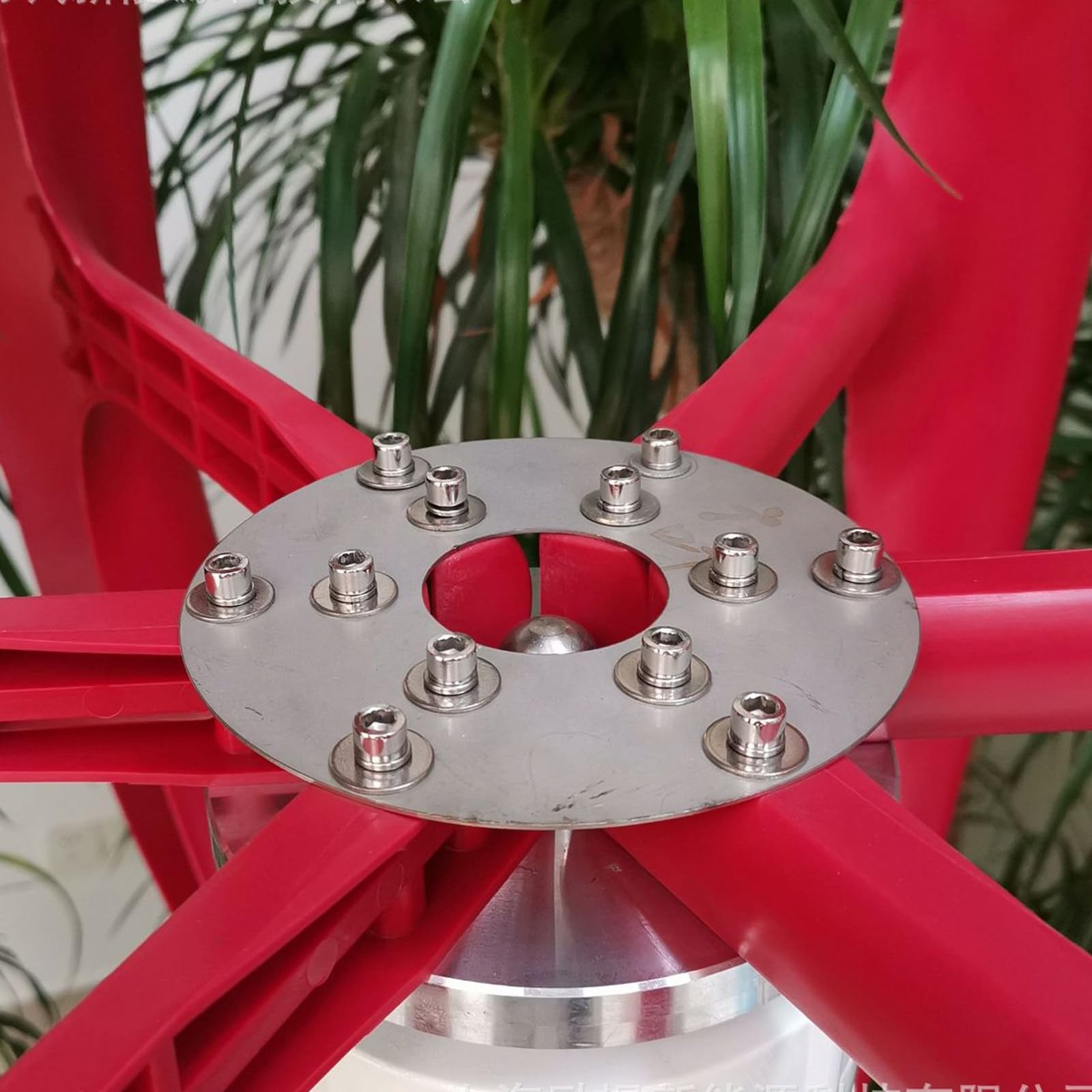 Aparato de Energía Eólica de 3000w 12v 24v 48v Farol Vertical Linterna Roja, con Controlador, Generador de Energía Eólica para Uso Doméstico Aerogenerador Vertical 24V
