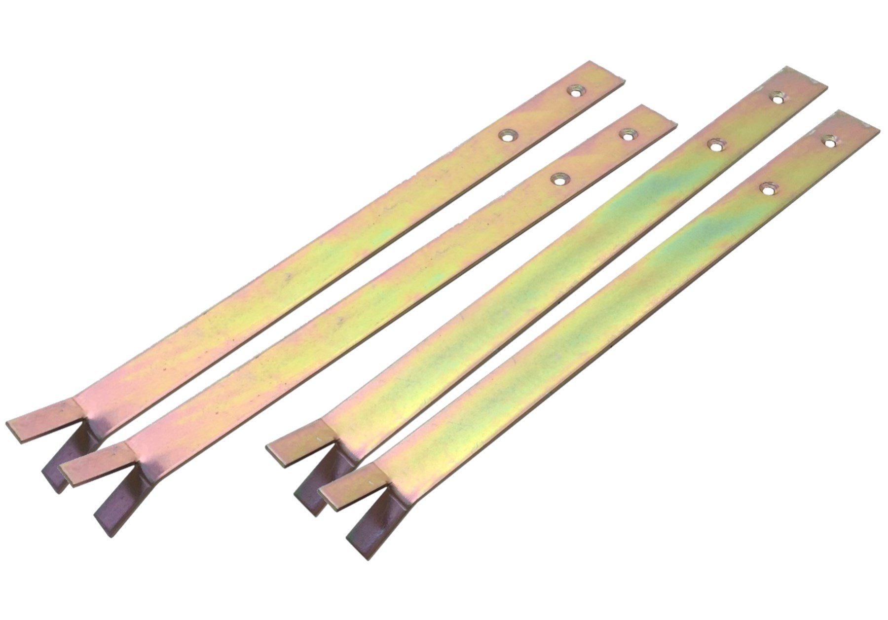 Loggyland Bodenanker Erdanker 300 x 30 x 3 mm – bichrom/extrem witterungsbeständig, zum Einbetonieren