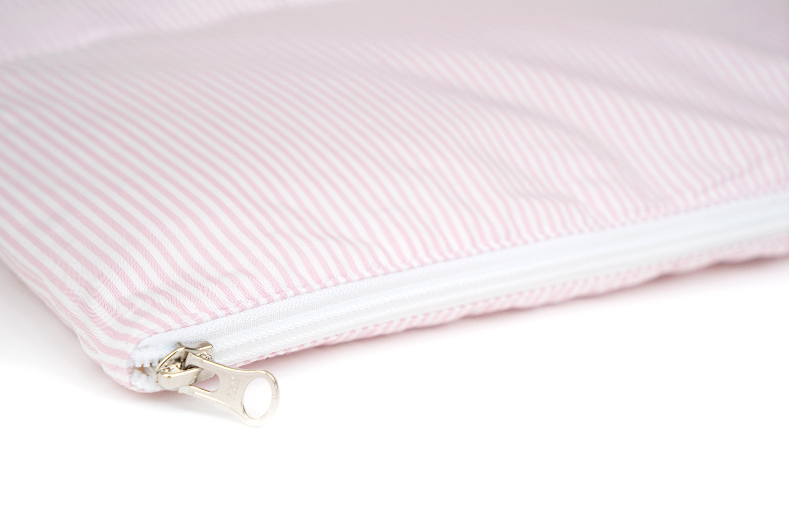 Saco de dormir para bebé, diseño de rayas, color rosa, 100 cm