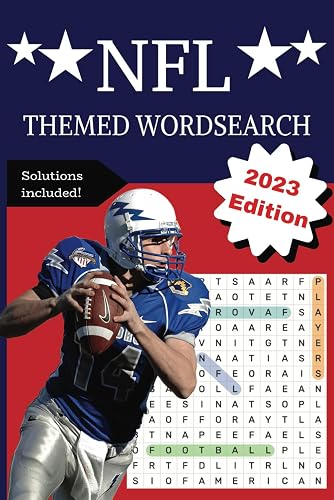 NFL Themed Wordsearch: A wordsearch featuring stars from each of the 32 of the American Football League teams