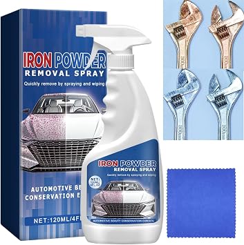Rust Remover Spray,Highly Concentrated Rust Remover for Steel&Iron, Fast Effective Metal Rust Remover Liquid,Lasting Waterproof Protection for Car,BBQ,Wheels,Multipurpose Rust Removal Spray for Metal
