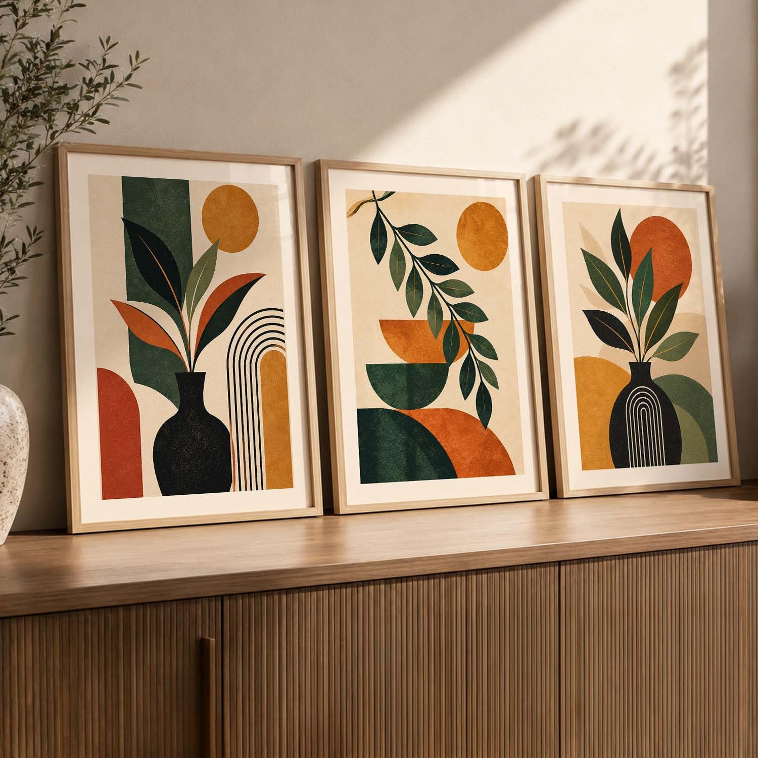 Bohemian Art Prints - 3 Maximalist Frames -7 Bohemian Art Prints - 3 Maximalist Frames -7