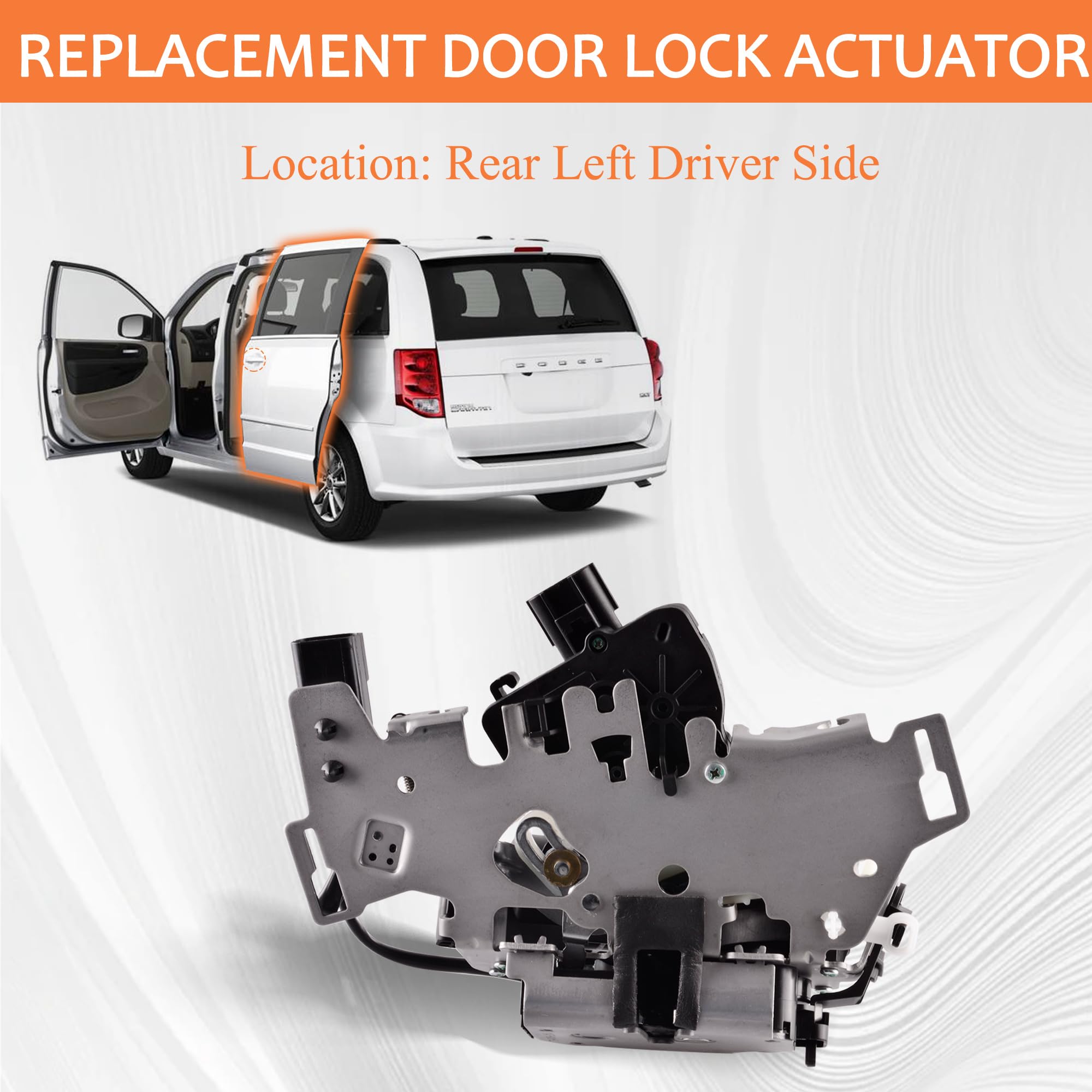 Deurslotmechanisme Actuator Voor Dodge Voor Grand Voor Caravan 2009-2017 Auto Achterklep Vergrendeling Actuator 04589243AF 04589243AG Achterklep Deurslotaandrijving