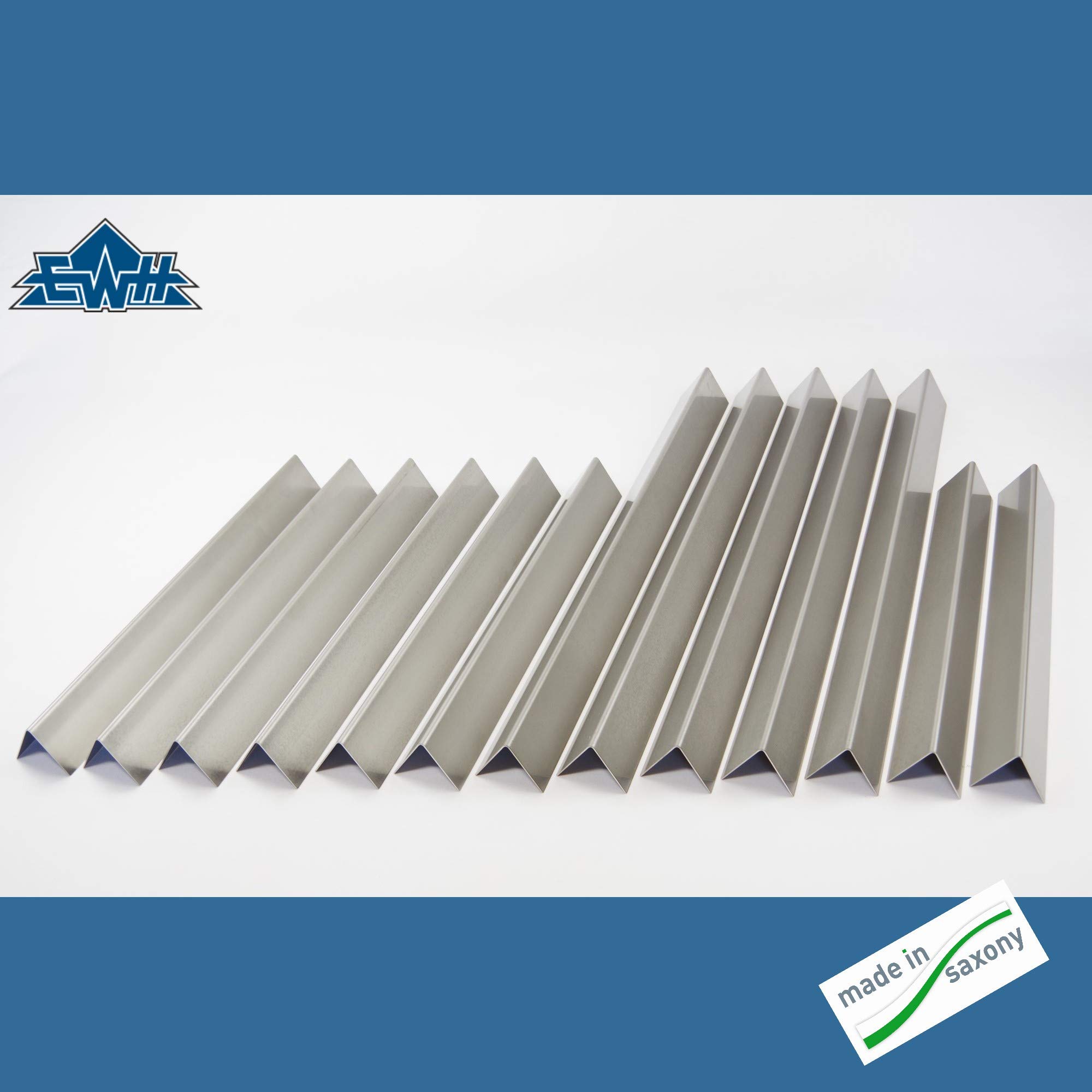 EWH Barriles aromáticos para Weber Platinum I/II Genesis 1000-5500 (8 cortos, 5 guías aromáticas largas)