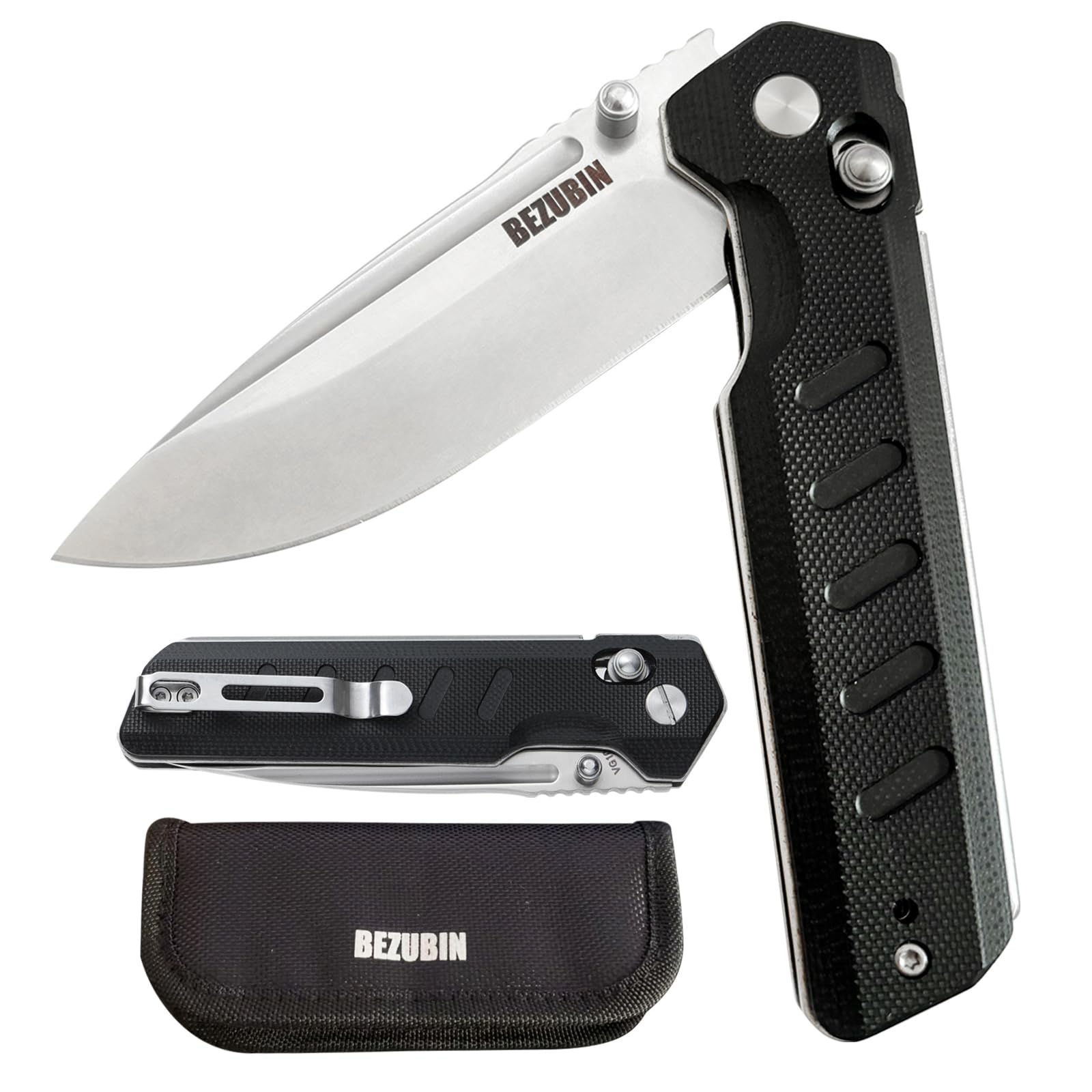 50% Off BEZUBIN Folding Knife VG10 Steel EDC Blade