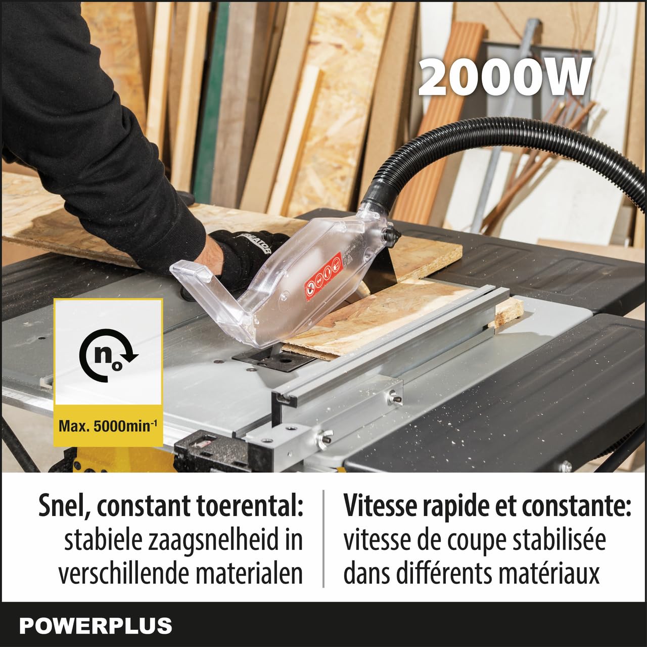 POWERPLUS POWX07595 - Sierra di Mesa 2000 W 250 mm