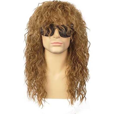 80s Rocker Wig: Unleash Your Inner Rock Star with Extreme Volume and Retro Style