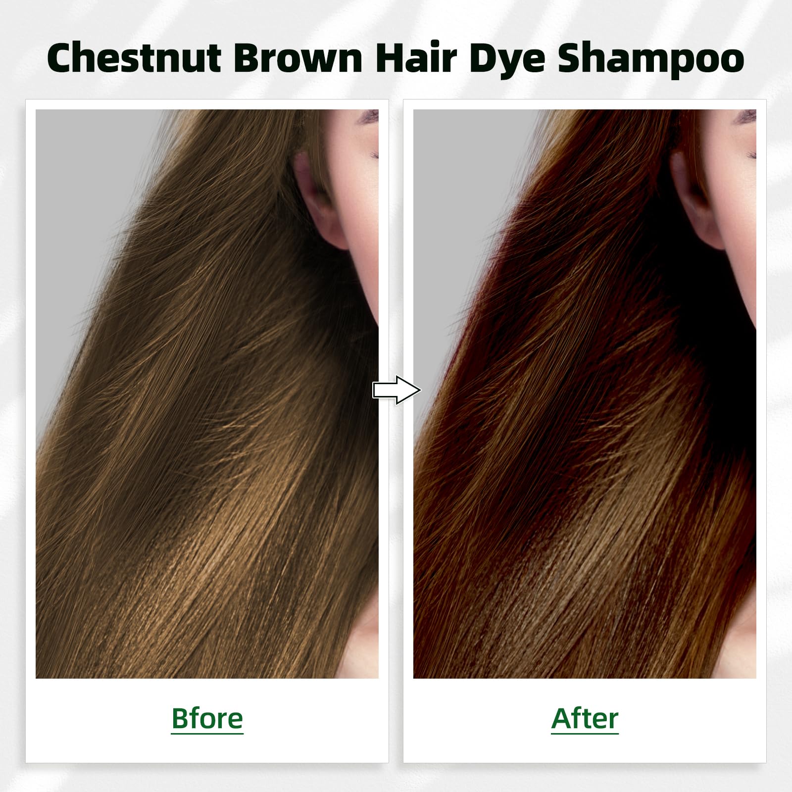 3-in-1 Herbal Hair Color Shampoo for Gray Hair