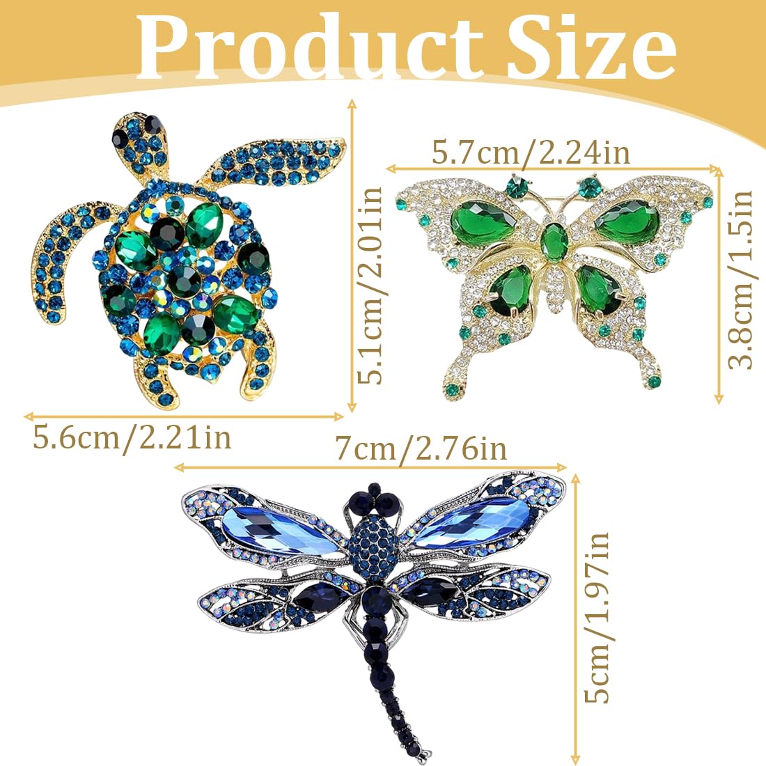 Spilla a forma di farfalla con strass alla moda, in lega, idea regalo per le donne, occasioni festive, abbigliamento da sera, strass, spilla a forma di farfalla, Misura unica, come descritto