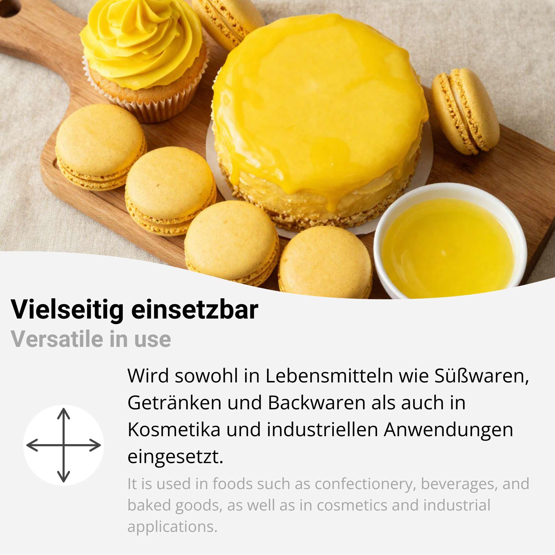 Lebensmittelfarbe Gelb hochkonzentriert Pulver 1kg wasserlöslich E102