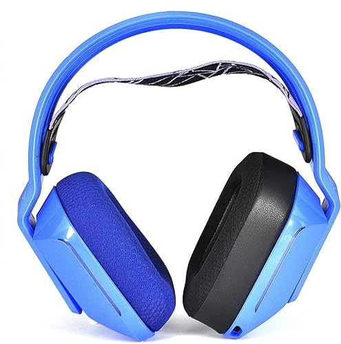 Miniatura 8 de Adhiper Almohadilla de repuesto para auriculares Logitech G733, cómoda y refrescante, almohadillas de gel de enfriamiento, almohadillas de tela de