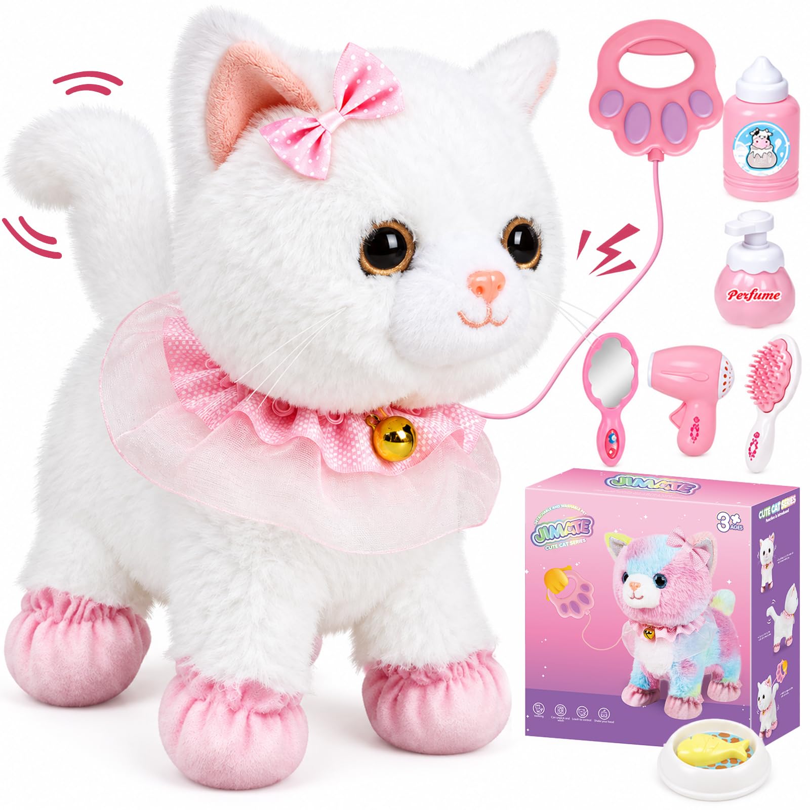 Amazon.com: Jimate Interactive Electronic Plush Toy Walking and