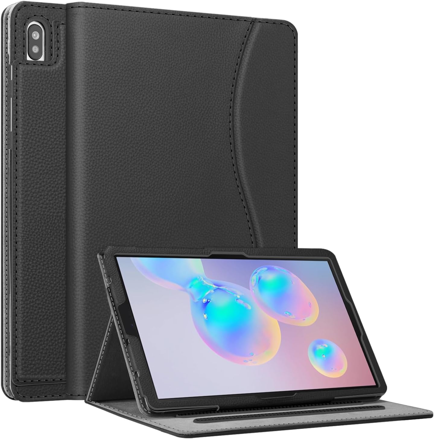 Fintie Case for Samsung Galaxy Tab S6 10.5" 2019 (Model SM-T860/T865/T867), [Patented S Pen Slot Design] Multi-Angle Viewing Stand Cover Auto Wake/Sleep, Black
