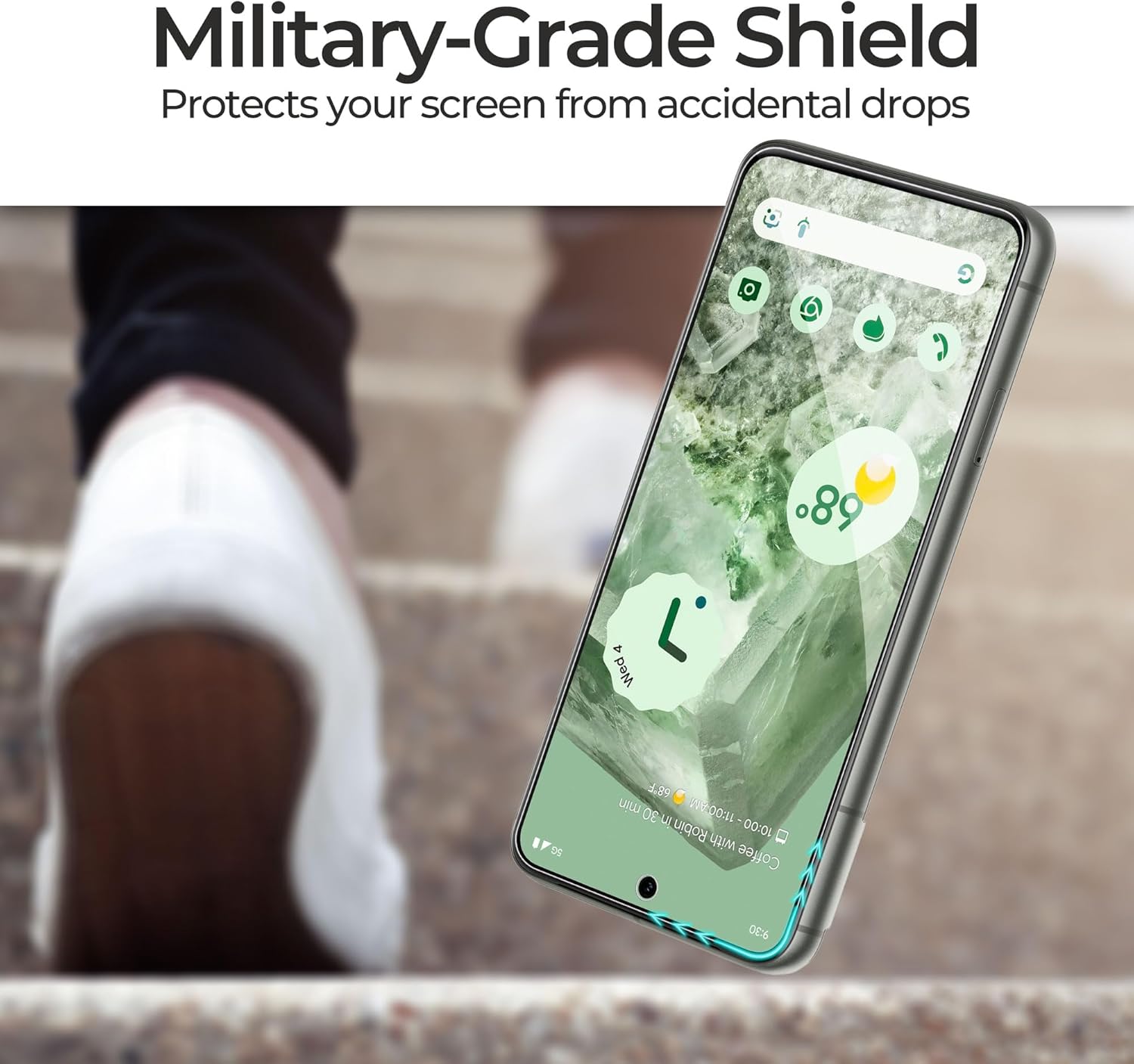 Amazon.co.jp: Tensea [3枚パック Apple Watch スクリーンプロテクター ケース Series 9 8 7 45mm用  iWatch保護フェイスカバー 強化ガラスフィルム ハード PCバンパー レディース メンズ 超薄型ガード (45mm クリア/ブラック/ブルー) :  Electronics Tensea [3パック ... ArmorSuit ガラススクリーンプロテクター 3枚パック Google Pixel 8用 強化ガラス ミリタリーシールド ケース