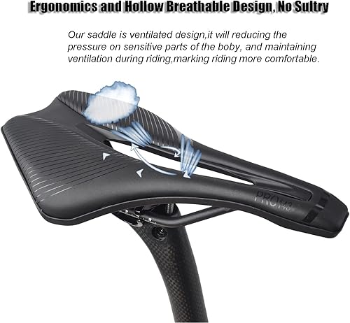 Miniatura 2 de ThinkTop Ultraligero profesional bicicleta sillín PU transpirable gel relleno de sílice suave asiento cojín MTB bicicleta de carretera sillín de