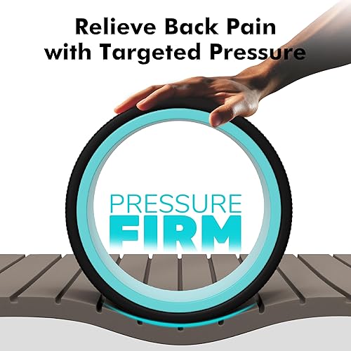 Miniatura 4 de Furnhome Rodillo trasero Rueda trasera para masaje de tejido profundo, rueda de yoga para dolor de espalda y estiramiento, cómodo rodillo de masaje