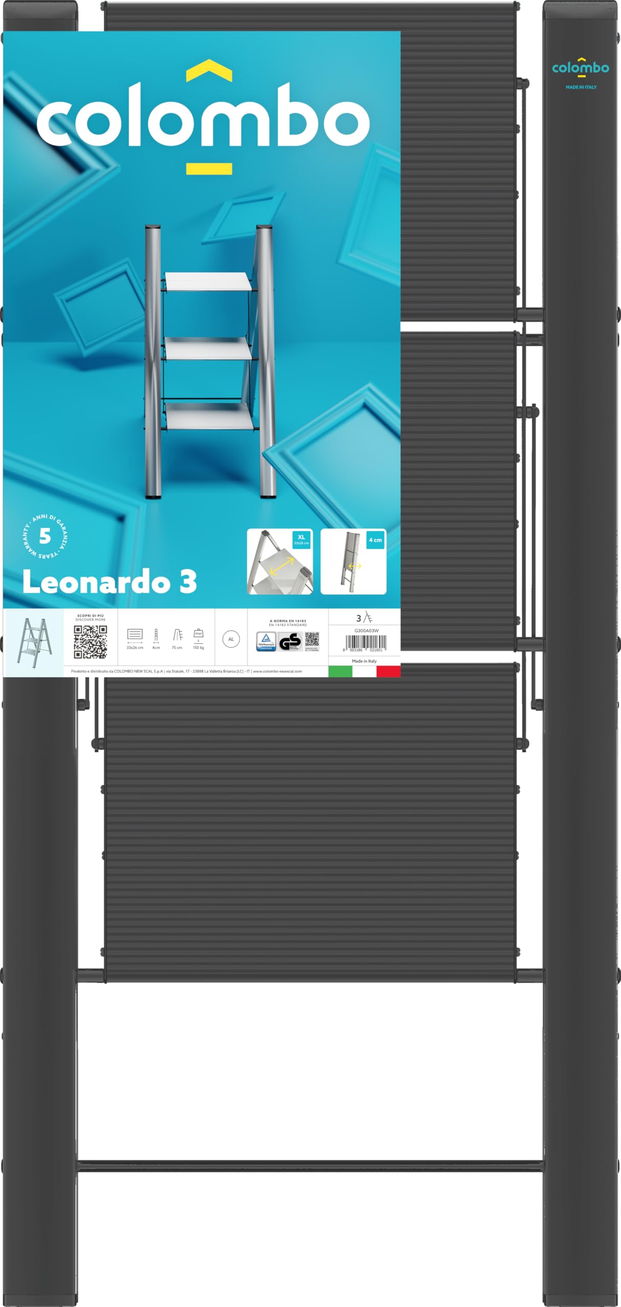 Altrex Double Decker Huishoudtrap - Aluminium - 3 treden - max